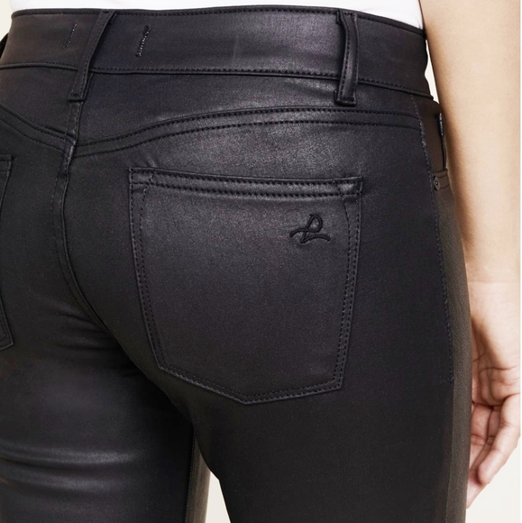 DL1961 Leather Skinny Emma Power Legging Jeans - Picture 12 of 12